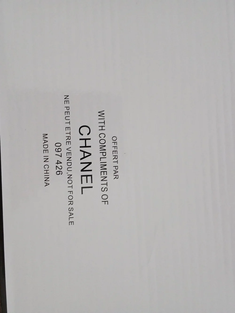 CHANEL Black Hand Mirror
